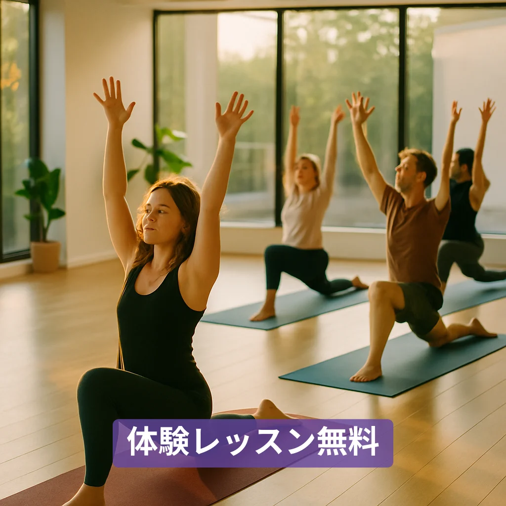体験レッスン無料実施中。心も体もリフレッシュ