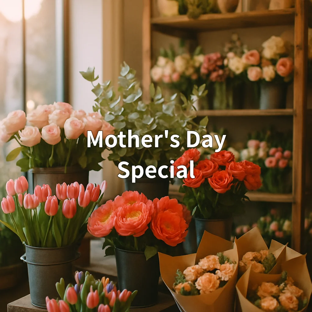 母の日に特別な花束を。期間限定スペシャル